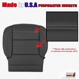 US Auto Nation 832-790-4949 2014 2015 2016 2017 2018 2019 GMC Yukon Denali Driver Bottom Leather Cover Black