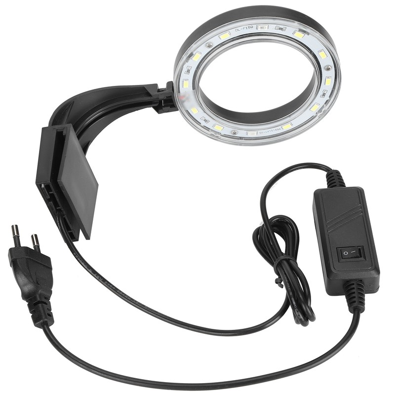 110‑240V Waterproof Aquarium Ring Clip Lamp LED Fish Tank Light