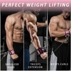 Lights Mountain Wrist Cuffs Weight Lifting Straps – Heavy-Duty Cable