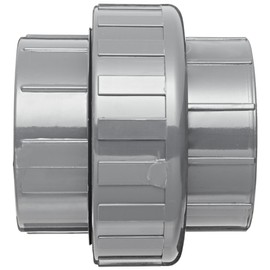 Spears 897 Series PVC Pipe Fitting, Union with EPDM O-Ring, Schedule 80, 1" Socket