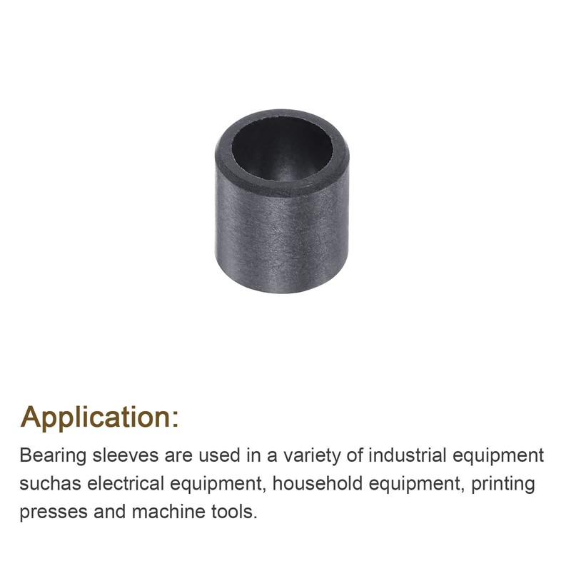 sourcing map Pack of 2 Sleeve Plain Bearings 6 mm