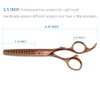 5.5 Inch Hair Thinning Scissors 440C Thinning Shears Professional Hair