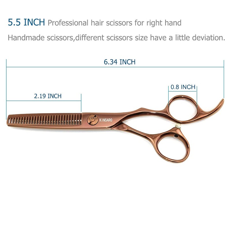 5.5 Inch Hair Thinning Scissors 440C Thinning Shears Professional Hair