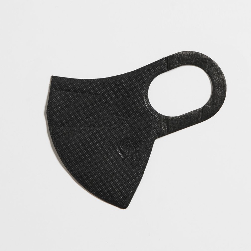 [Premium] Black 50 Sheets Sinotex Easy Breathing Mask, Black Medium