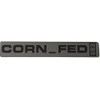 24Designs Compatible E85 Ethanol Corn Fed Badge Emblem Silver Black
