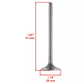 Caltric Exhaust & Intake Valve Kit For Polaris RZR XP 4 1000 14-2023 RZR RS1 2018-2022