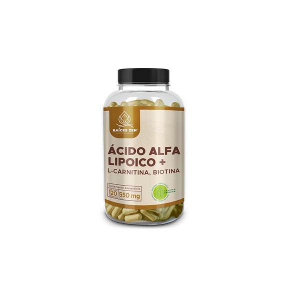 Races Zen cido Alfa Lipoico Super Premium Con L-Carnitina y