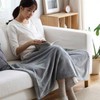 Lap Student Sofa Quilt Blanket Blanket Blanket Gift Soft Microfiber Leisure Camping Promotional Material Beige 200x230 2ea
