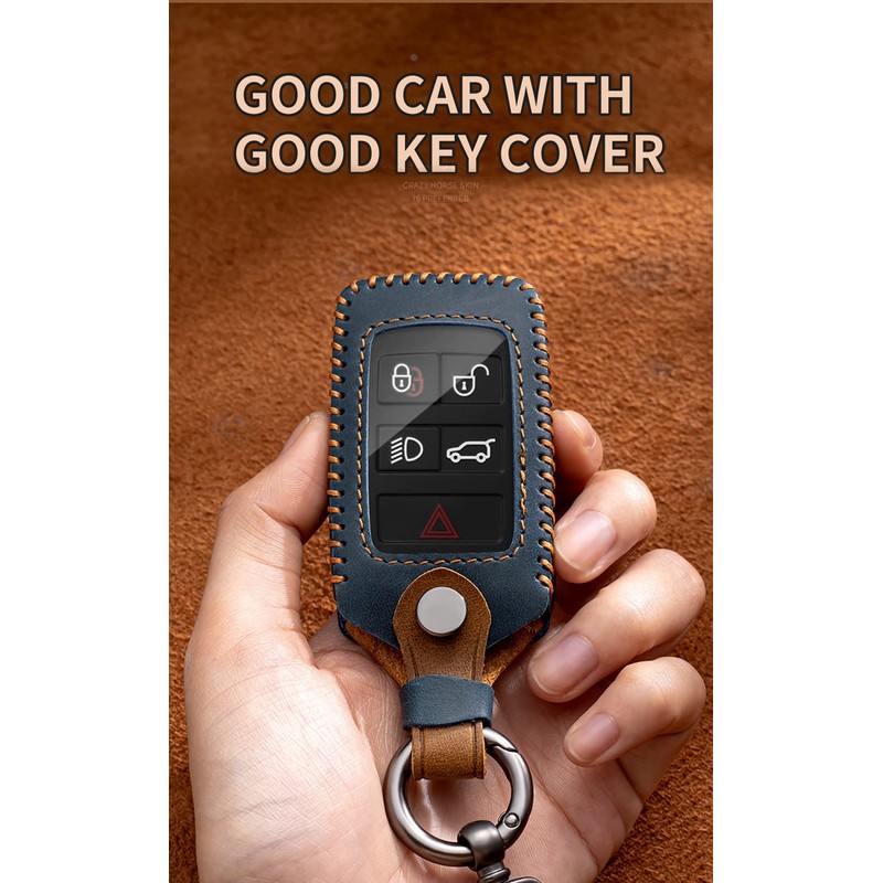 ontto Car Key Shell Case for Land Rover Range Rover