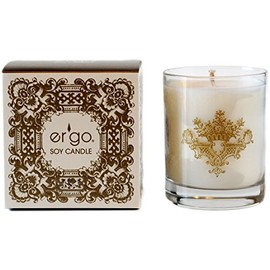 Ergo Soy Candle Pearl Collection, Hand Poured Natural Vegan Soy Wax - Luxuriously Scented Moroccan Cedar 7 Ounce Candle