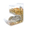 Andiker Automatic Hamster Feeder, 300ML Acrylic Automatic Feeding Hamster Cage
