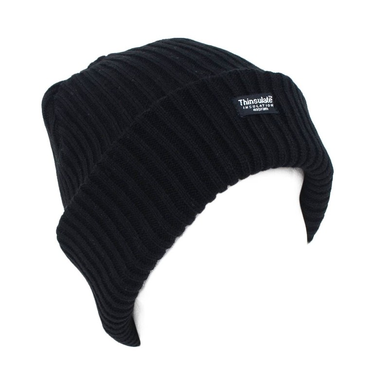 d2d Hats Mens Ladies Beanie Hat Plain Ribbed with Thinsulate