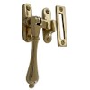 Window Casement Lock with Tear Drop Handle (Brass)