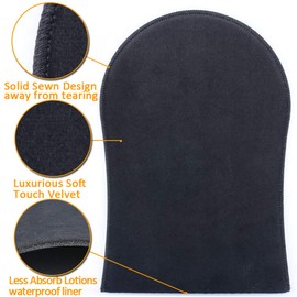 2 pack Self Tanning Mitt Applicator - Mitt Sunless Tanning Mitt Self Tanner Mitt Self Tan Mitt Self Tanner Applicator Mitt Tan Applicator Mitt With Thumb Ultra Soft Tanning Glove Self Tanner