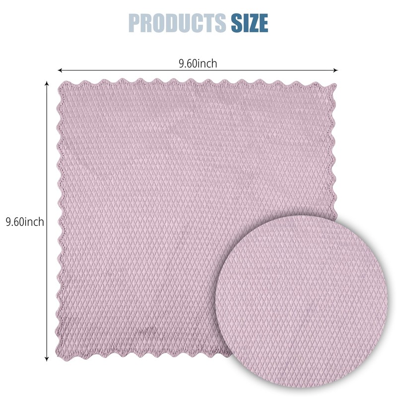 ZHJISHGUO 5 Pcs Extra Soft Microfiber Cleaning Cloths – High-Absorbency,