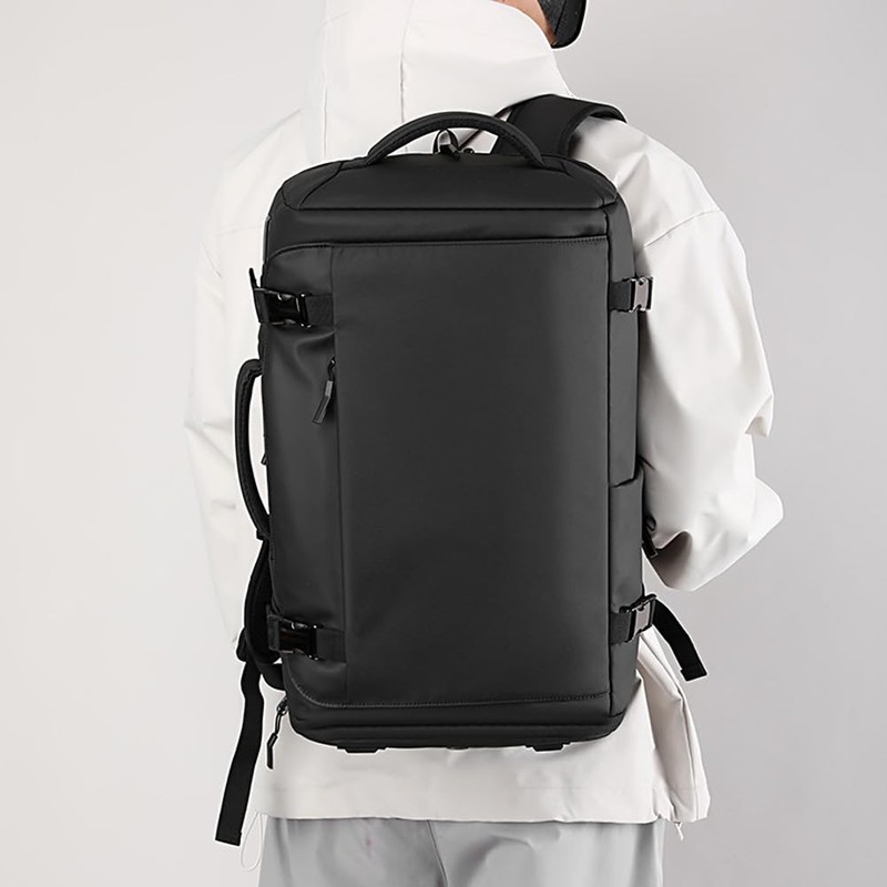 Sovoadur Large Travel Backpack for Men, Airplane Approved Carry-on Luggage