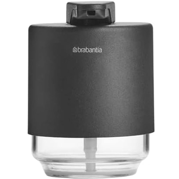 Brabantia 303203 Soap Dispenser, Matte Coating, Push Type, Lotion, Mineral Infinite Gray
