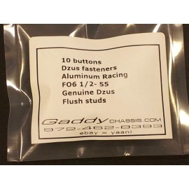 Dzus 10 Dzus fasteners 6 1/2 55 Aluminum Racing FO6 1/2 AL- 55 Flush studs buttons