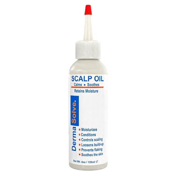 Dermasolve 4 oz Psoriasis, Seborrheic Dermatitis, & Dandruff Scalp Oil