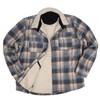Gary Com Mens Flannel Jacket Sherpa Lined Buffalo Plaid Heavyweight