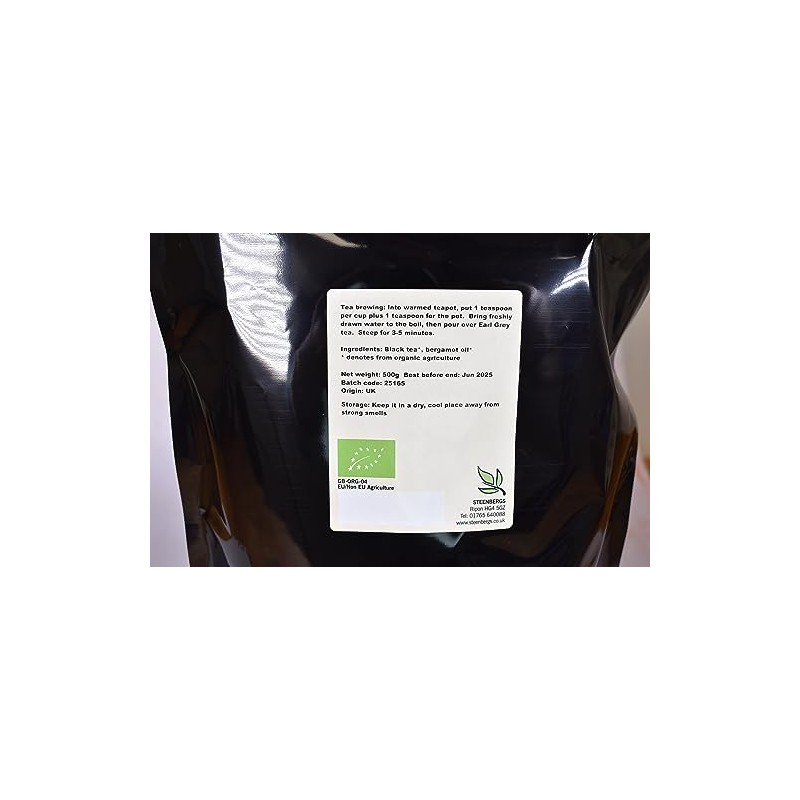 Steenbergs Organic Earl Grey Loose Leaf Tea 500g