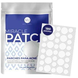 MIST JEWEL Parches para acne hidrocoloides con Tea tree y Caléndula | Patch para granos e imperfecciones y pimple reduce enrojecimiento, inflamación y protege la piel efecto inmediato 180 parches