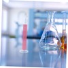 Hohopeti 1Pc Glass Measuring Cylinder with Stopper Thick Graduated Laboratory