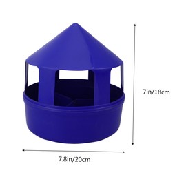 VILLFUL Manger Bird Feeder Pigeon Supplies Bird Supplies Pigeon Feeder Pigeon Accessories Blue