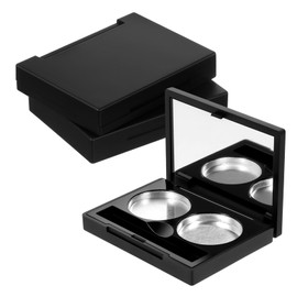 TOVINANNA Refillable Eyeshadow Pallets for Girls 3 Sets of Portable Cream Eyeshadow Cases 9pcs Eyeshadow Pans