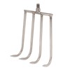 VBESTLIFE Portable Aquatic Weed Rake, 4 Teeth, Stainless Steel Head,