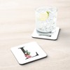 Cork Coasters - L Léa Louna Lara Letters Alphabet First
