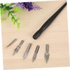 Parliky 1set Versatile Manga Pen Nibs Metal Tips for Calligraphy