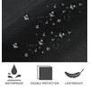 Switchon Waterproof Black Polyester Kitchen Apron Free Size with Front