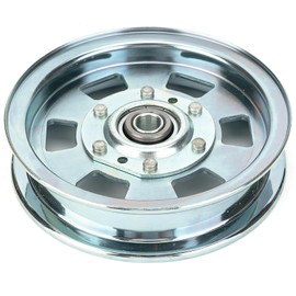 Flat ldler Pulley Fit for Bad boy 48" 50" 54" 60" ZT Series, 48" 54" MZ Series, 54" 61" 72" Outlaw Series Replaces 033-8000-00 033-2000-00 033-7201-00 033-7201-25