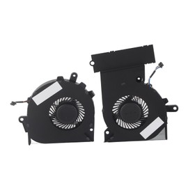 2pcs 4pin CPU Cooling Fan Computer Case Cooler Ventilator Fit for HP OMEN 15‑ce/17‑an