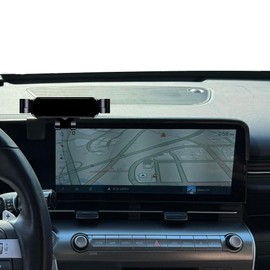 JNGXQ car Phone Holder for 2024 2025 Hyunda-i Kona SE, SEL, N Line, Limited 12.3 inch Phone Mount Interior Accessories (for 2024-2025 Kona)