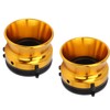 1 Pair 10 Inch Opener Universal Polished Aluminum NAB Hub