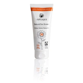 Odylique Natural Sunscreen SPF30 50ml | Vegan & Cruelty-Free | Broad Spectrum UVA + UVB Protection | For Face & Body