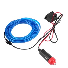 KIMISS DC 12V Car Panel Neon Lamp Strip Blue Cold LED Light Interior Atmosphere Light Trim