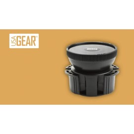 Universal USA Gear Universal Adjustable Vehicle Cup Holder Adapter w/Suction Mount Surface