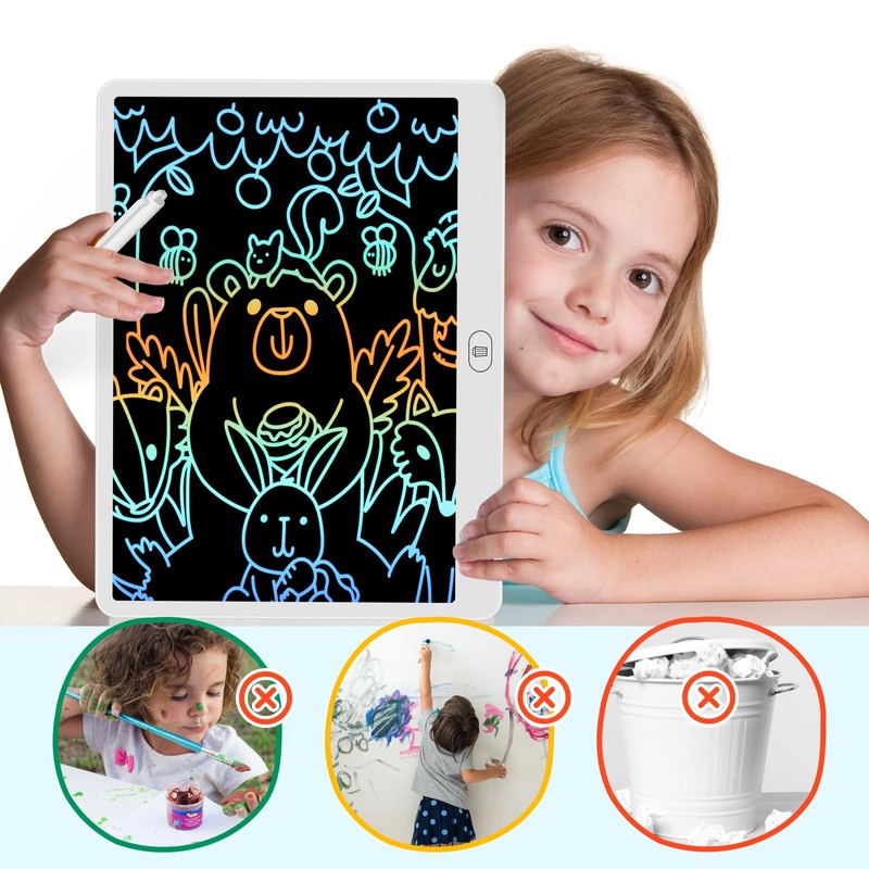 13 Inch LCD Writing Tablet for Kids, Eye Protection Drawing