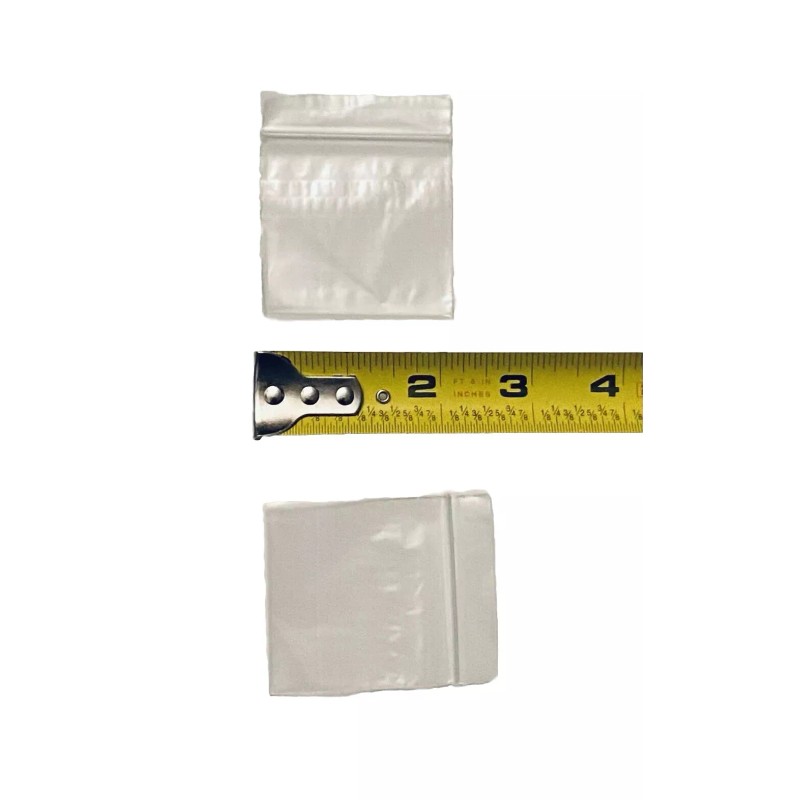 Ziploc 1000 Bags Ziplock BAGS 2”X 1.5”- CLEAR Mini Plastic