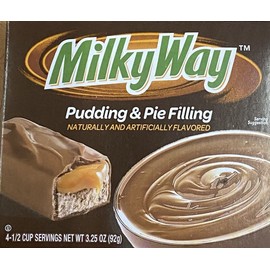 Milky Way CANDY BAR Flavored Pudding & Pie Filling Dessert Mix 3.25 oz Box