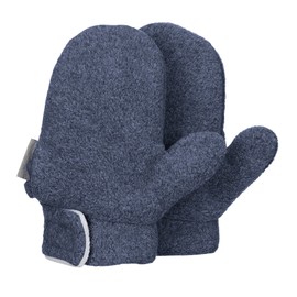 Sterntaler Baby Boys' Fäustel Mittens, Blau (Tintenblau Mel. 376), 1