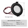 JUSTTOP 6PCS 12 Volt LED Puck Light, RV Recessed Mount