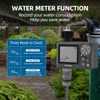 TiFFCOFiO New Programmable Sprinkler Timer with Water Meter, Water Volume
