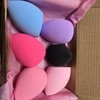 6 large beauty blenders (Super Large) of different shapes for