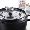STAUB Cast Iron Animal Stainless Steel Knob, Cow