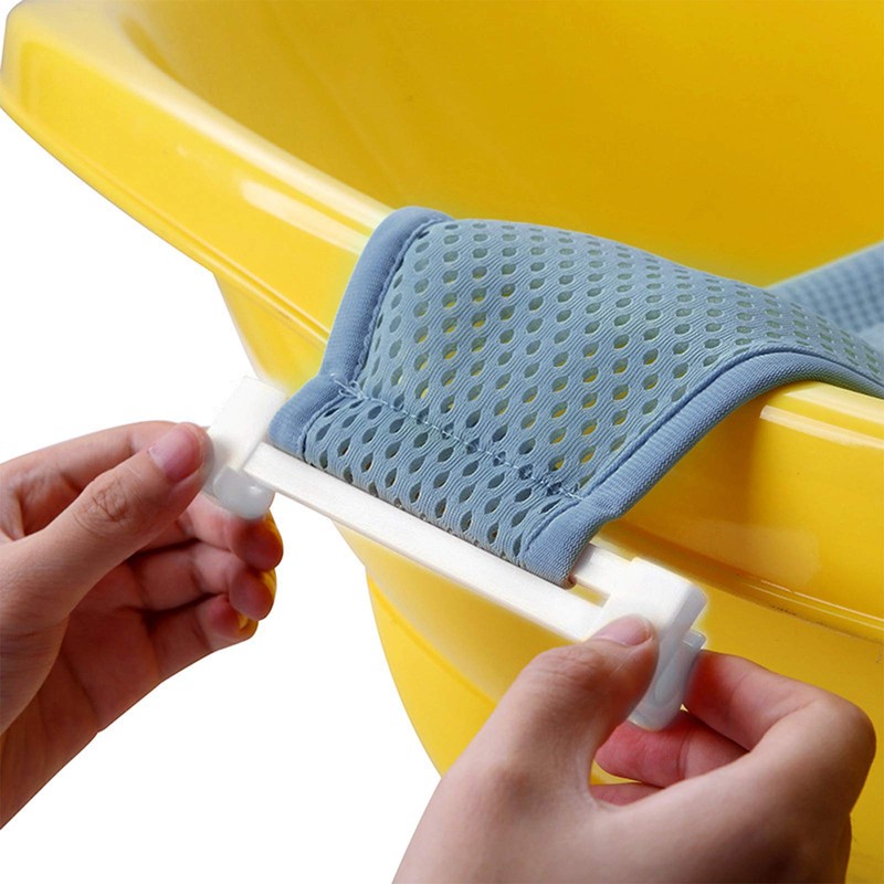 Bathtub Support Seat Baby Bath Net Bath Cushion Pad for