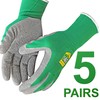 GRÜNTEK 5 Pairs Gardening Work Gloves - Size XL /